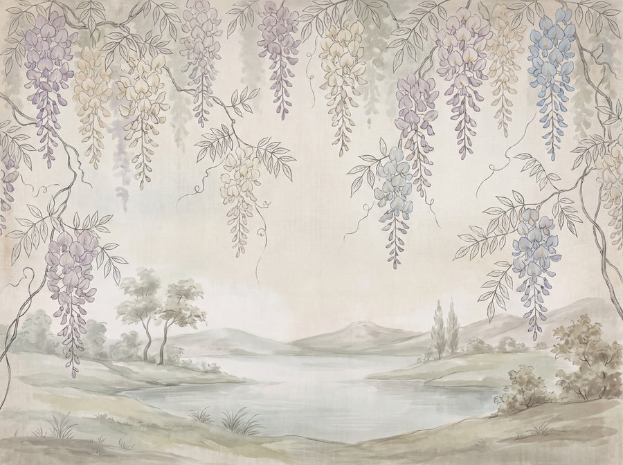 Komorebi, Pearl, preview of the area printed on your wall
